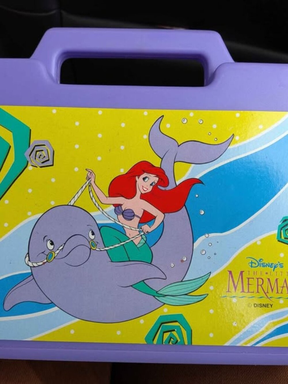 Vintage 1990s Disney's The Little Mermaid Pencil Box